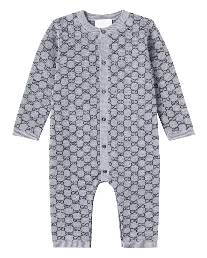 Gucci Baby Spieler GG aus Wolle Grau