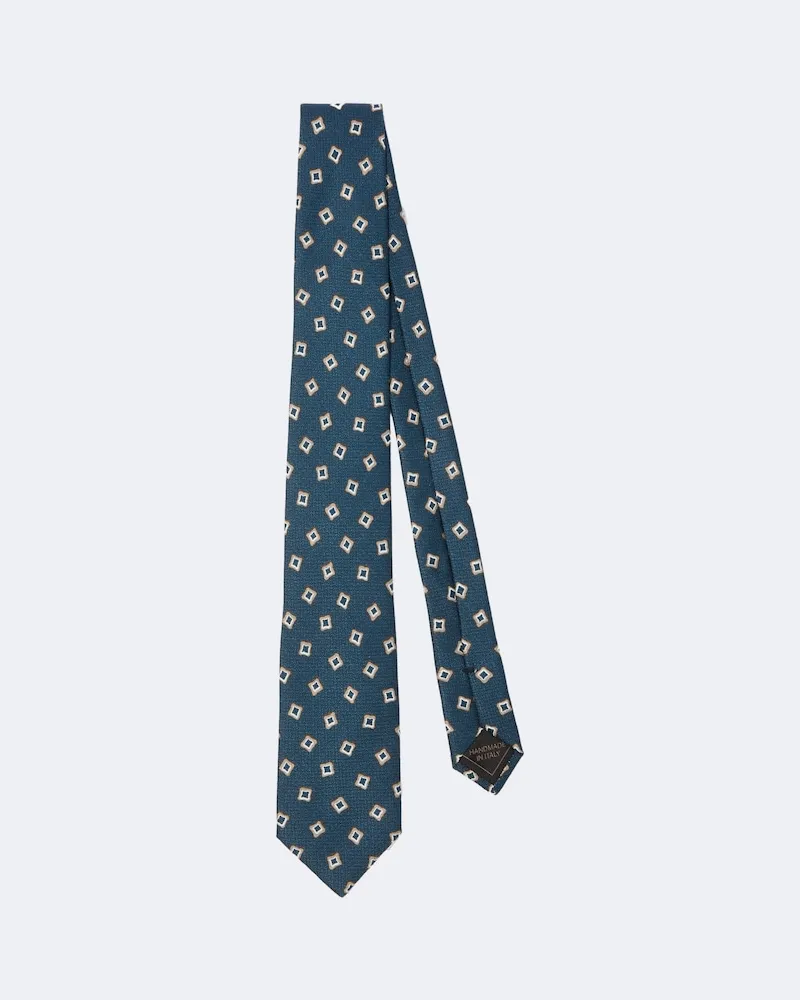 Brioni Krawatte aus Seide Blau