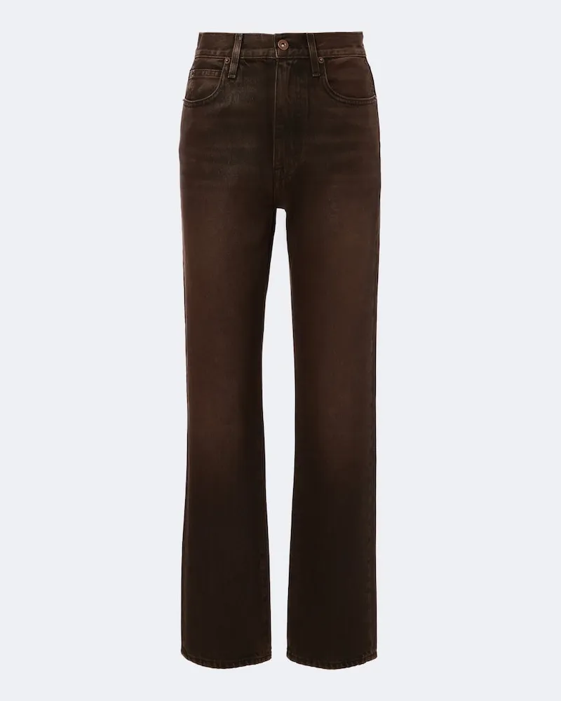 SLVRLAKE Straight Jeans London Braun