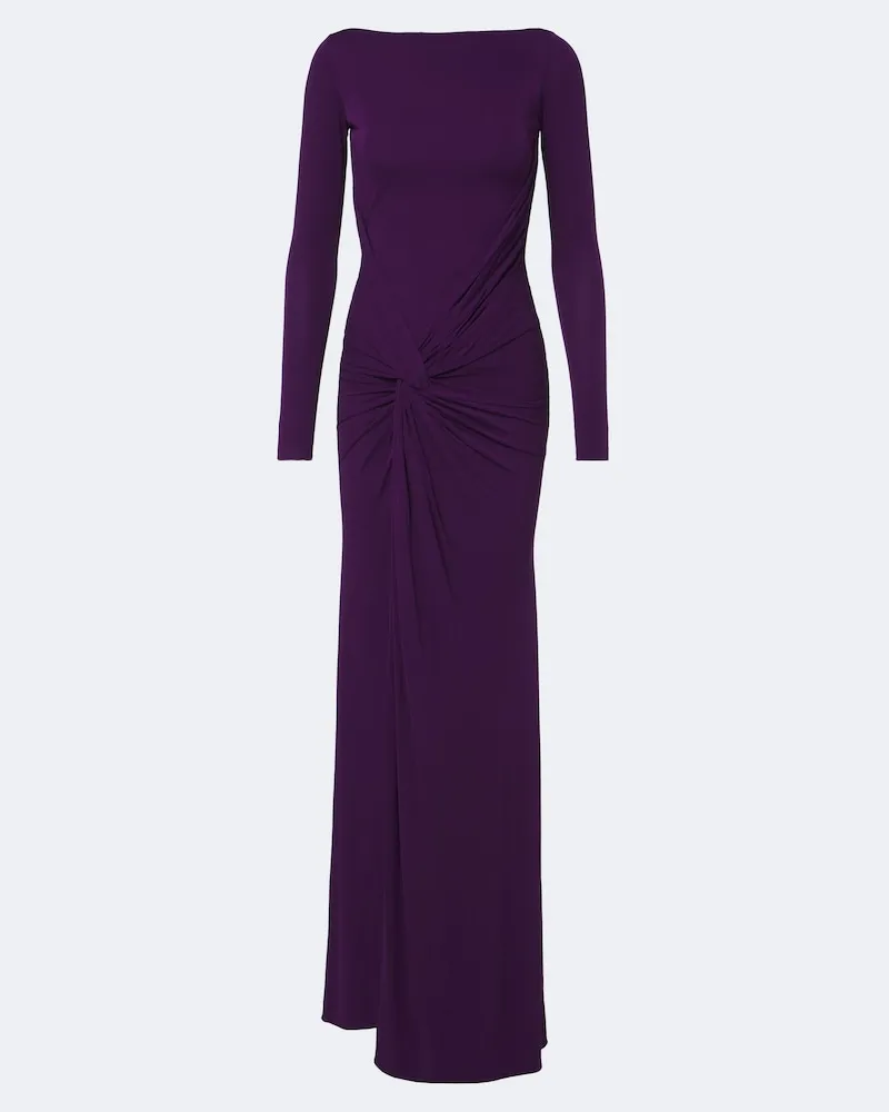 Alex Perry Robe aus Jersey Violett