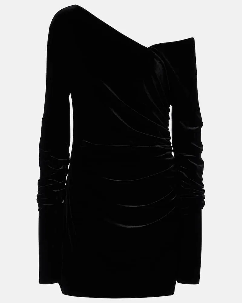 SIR Minikleid Ettore aus Samt Schwarz