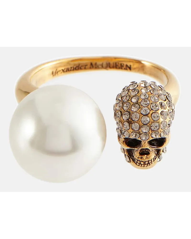 Alexander McQueen Verzierter Ring Gold