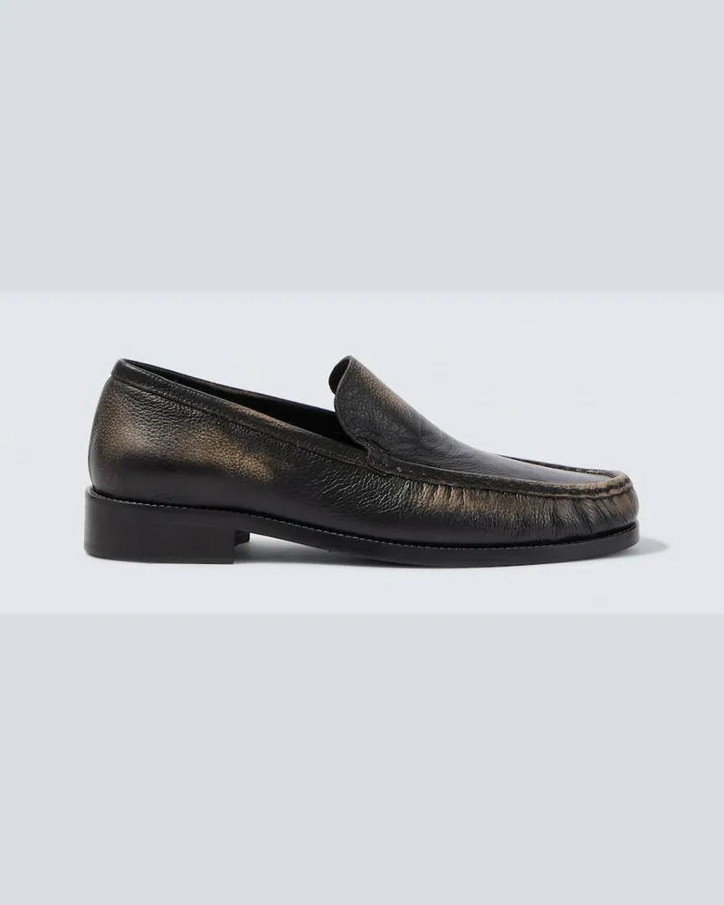 Acne Studios Loafers aus Leder Schwarz