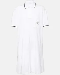 Brunello Cucinelli Polokleid aus Baumwolle Weiss