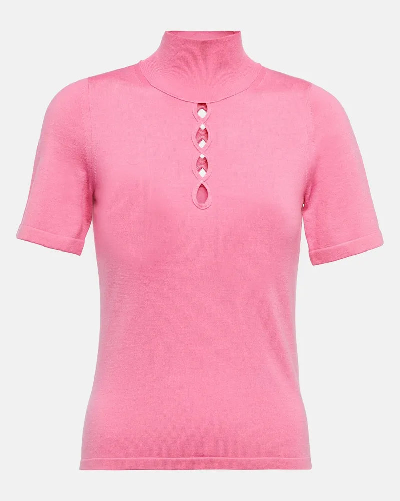 Dorothee Schumacher Top aus einem Wollgemisch Rosa