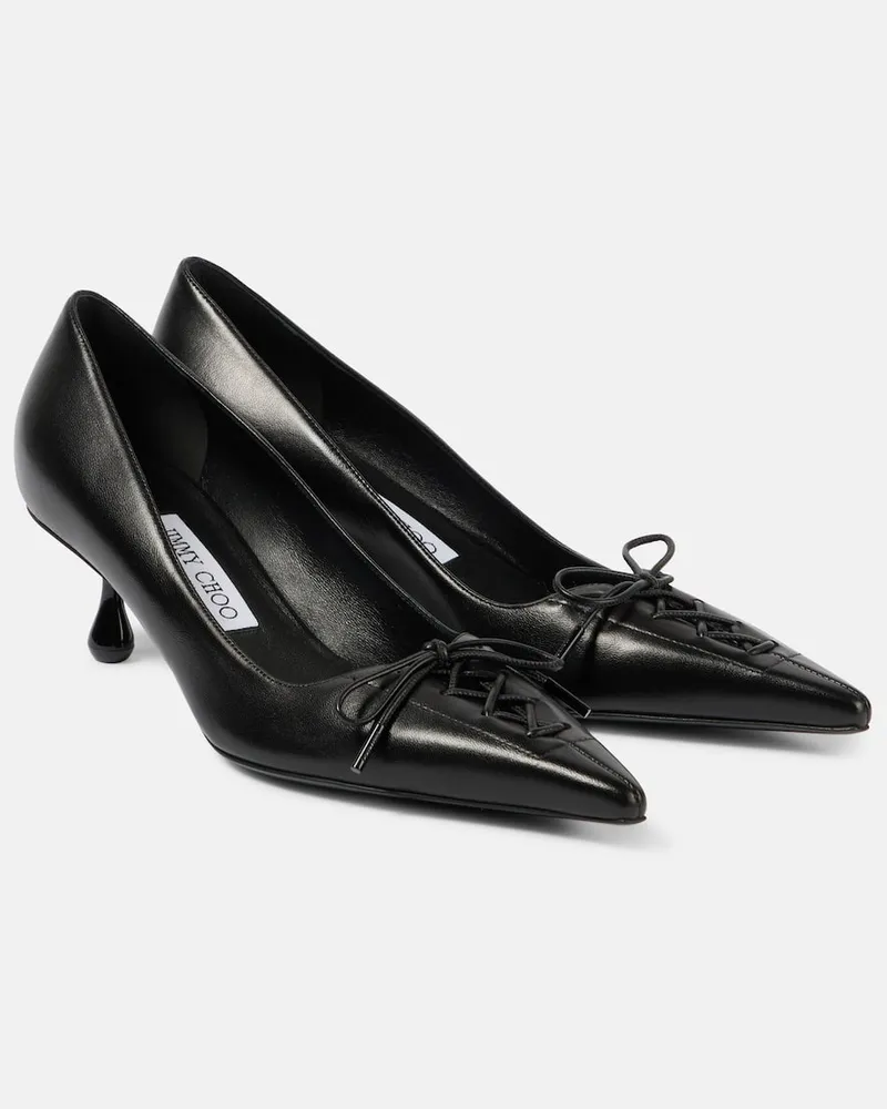 Jimmy Choo Pumps Scarlett 50 aus Leder Schwarz