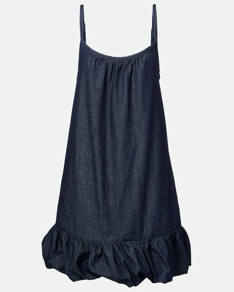 Dries van Noten Jeanskleid Blau