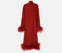 Midikleid Gina mit Federn
