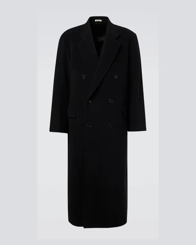 AURALEE Mantel aus Wolle Schwarz