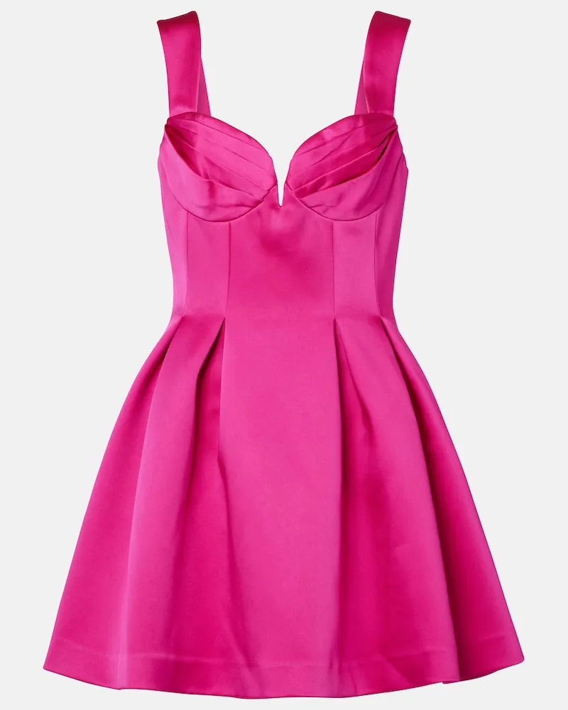 Rebecca Vallance Minikleid Saskia aus Satin Rosa