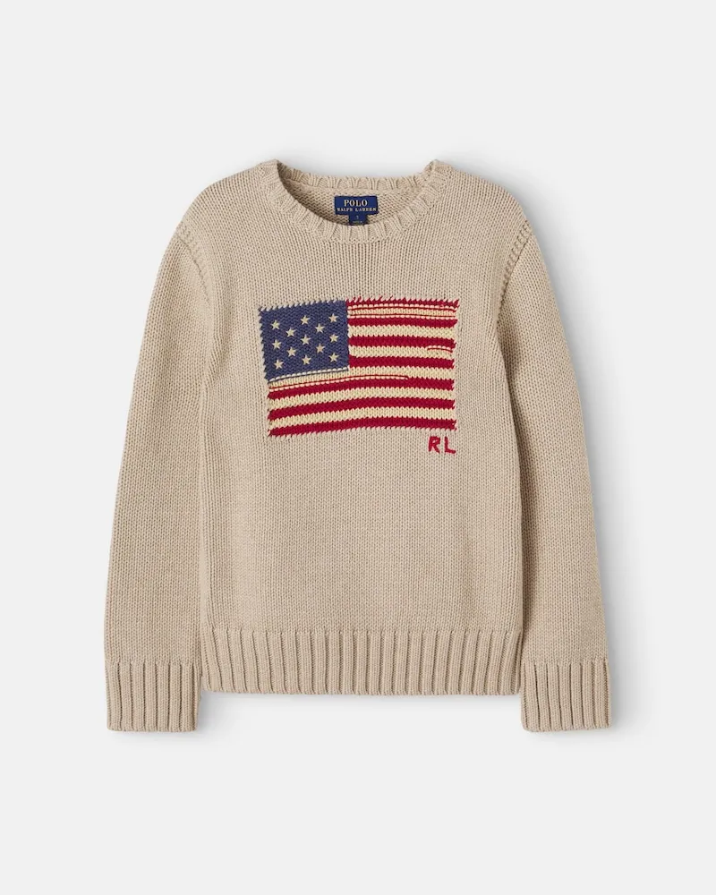 Ralph Lauren Pullover aus Baumwolle Beige