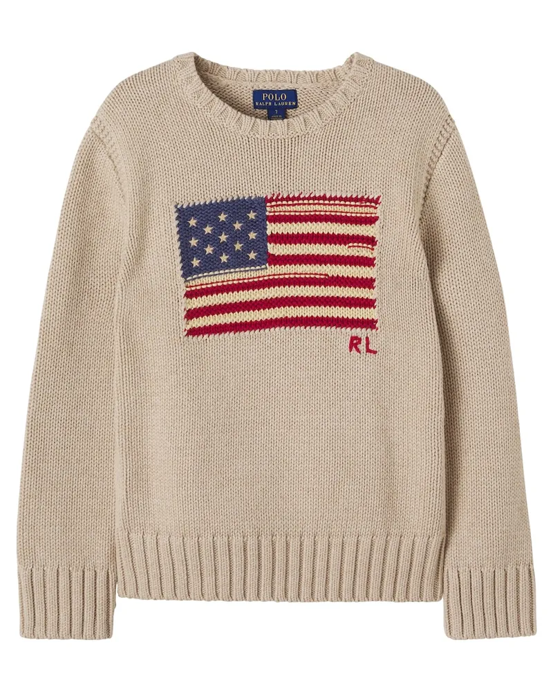 Ralph Lauren Pullover aus Baumwolle Beige