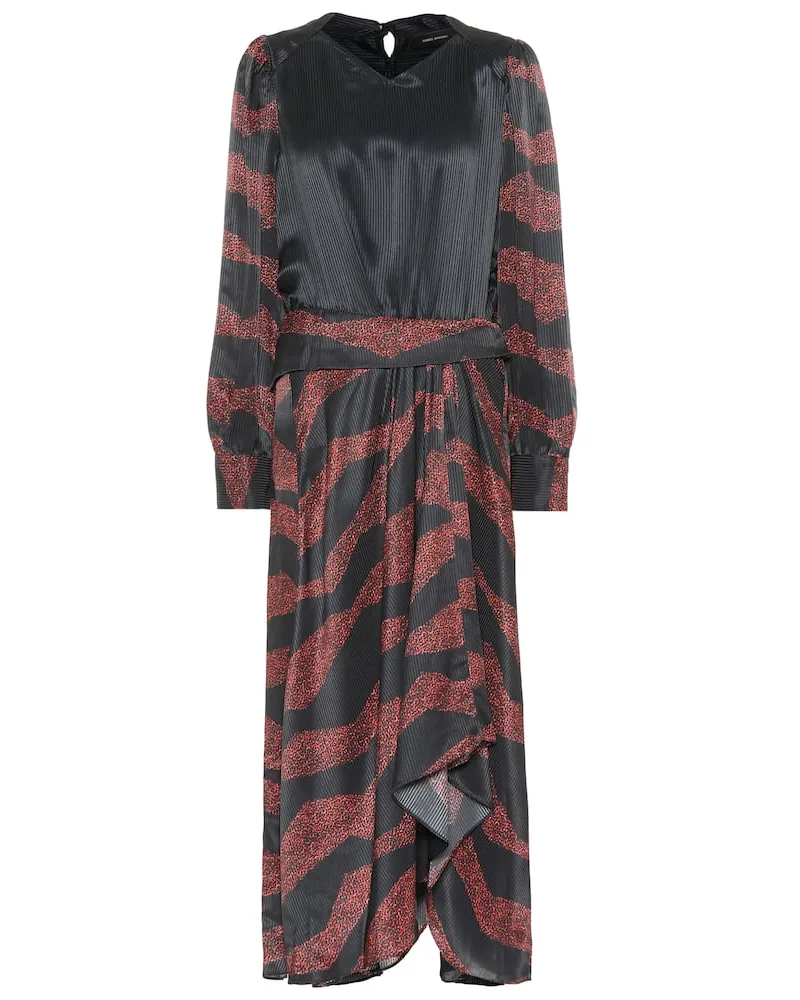 Isabel Marant Midikleid Romina Schwarz