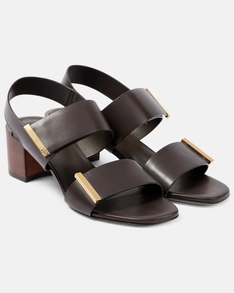 TOD'S Sandalen 55 aus Leder Braun
