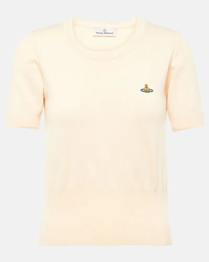 Vivienne Westwood Pullover Bea aus Baumwolle und Kaschmir Weiß