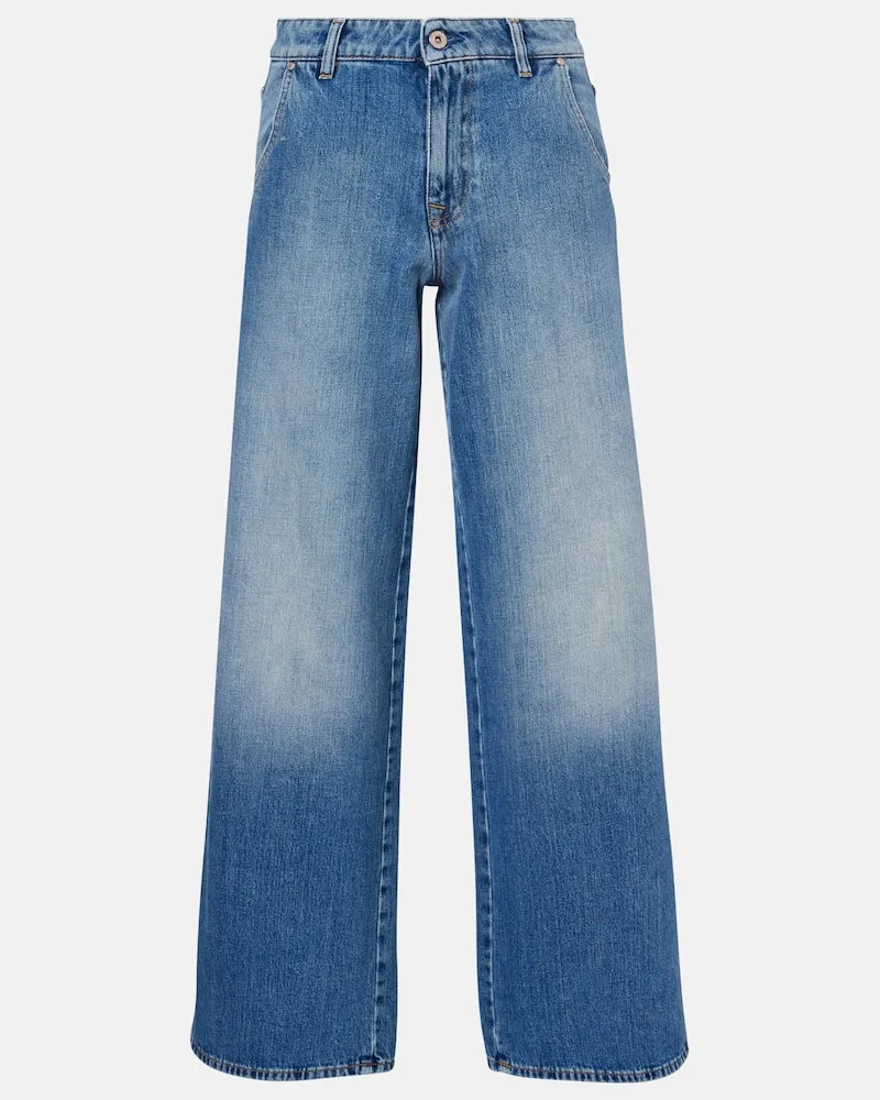 Adriano Goldschmied Wide-Leg Jeans Osaka Blau
