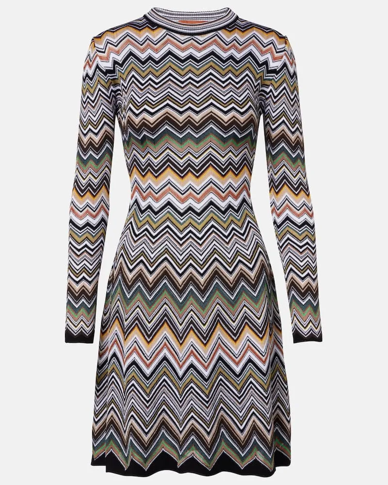 Missoni Minikleid aus Strick Multicolor