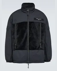 Comme des Garçons Comme des Garcons Homme Jacke mit Faux Shearling Schwarz