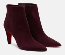 Ankle Boots aus Veloursleder