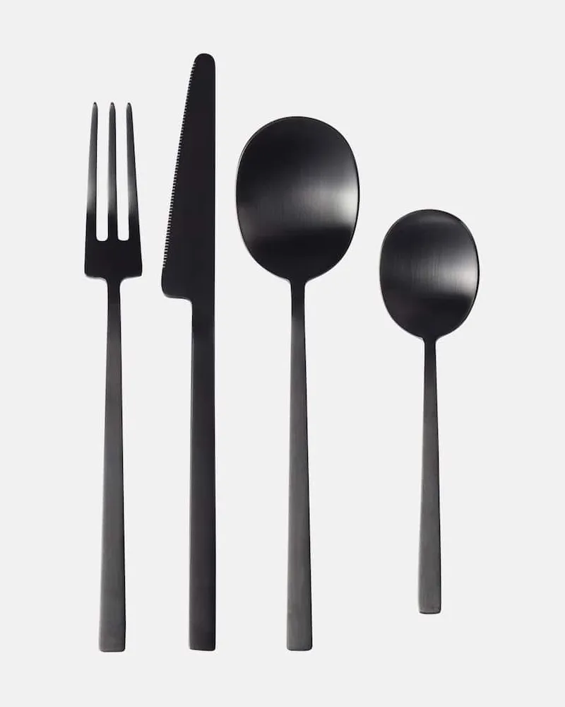 101 Copenhagen Besteckset Kogei, 24-teilig Schwarz