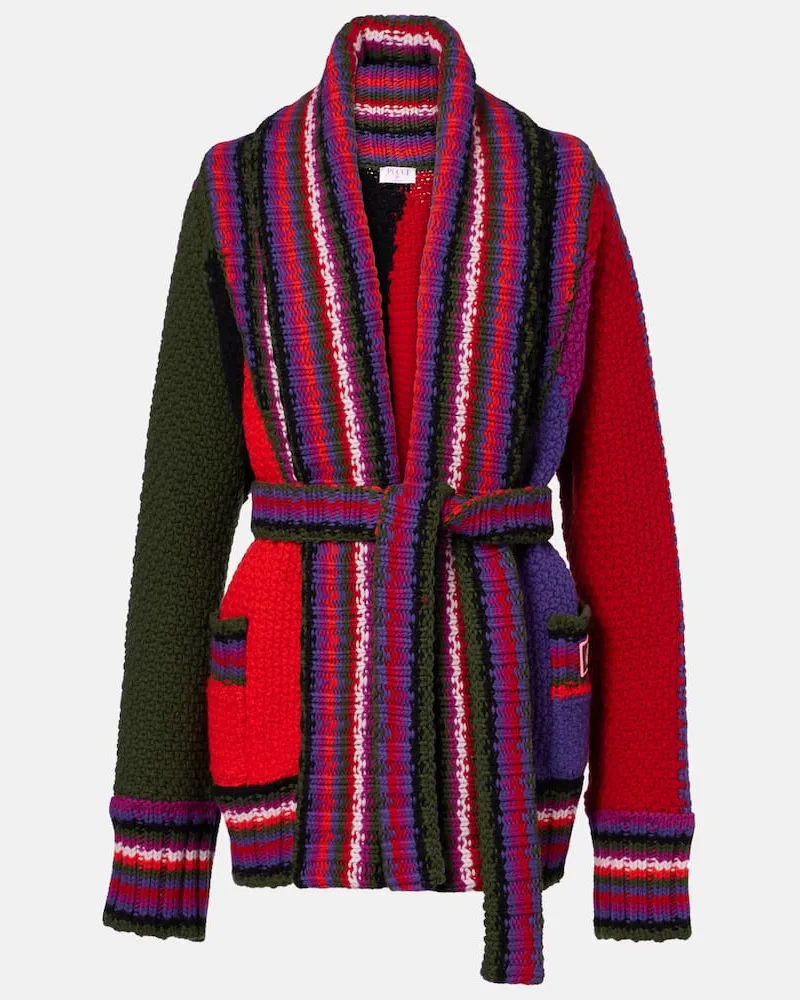 Emilio Pucci Wickel-Cardigan aus Wolle Multicolor