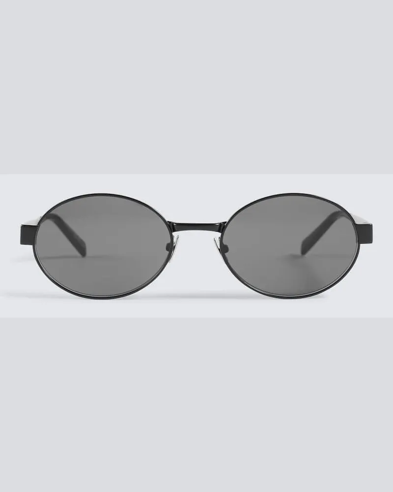 Saint Laurent Runde Sonnenbrille SL 692 Schwarz