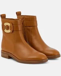 See by Chloé See By Chloe Ankle Boots Chany aus Leder Braun