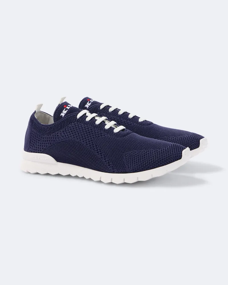 Kiton Sneakers FITS aus Strick Blau