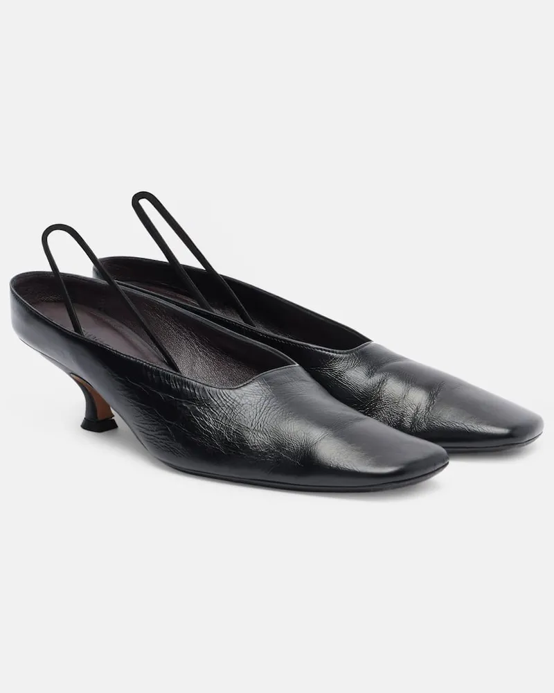 Calvin Klein Slingback-Pumps Anna aus Leder Schwarz
