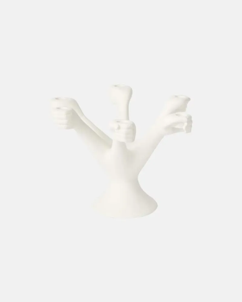 Jonathan Adler Kerzenständer Eve Weiß