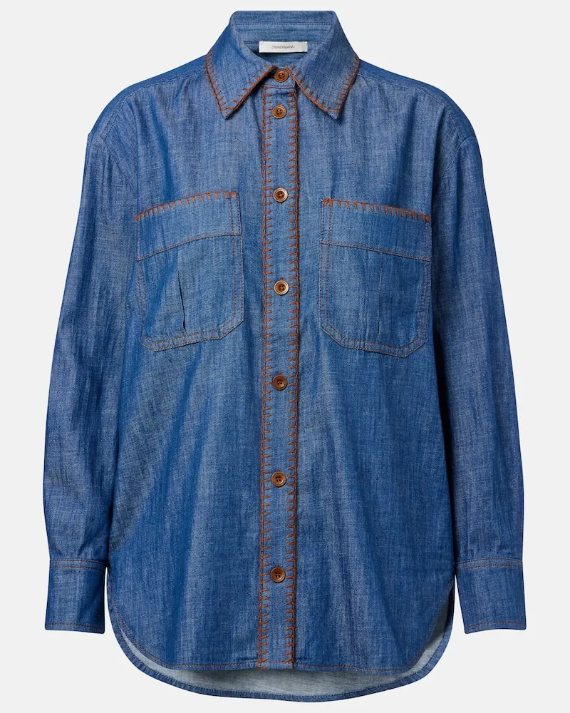 Zimmermann Jeanshemd Ascension Blau