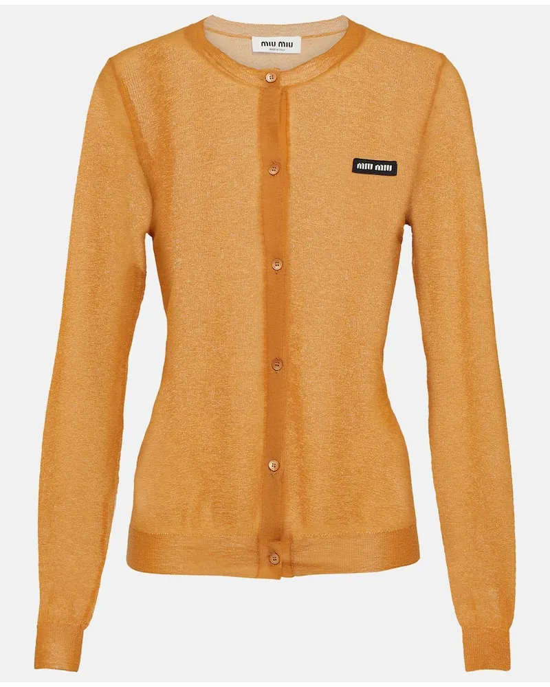 Miu Miu Cardigan Orange