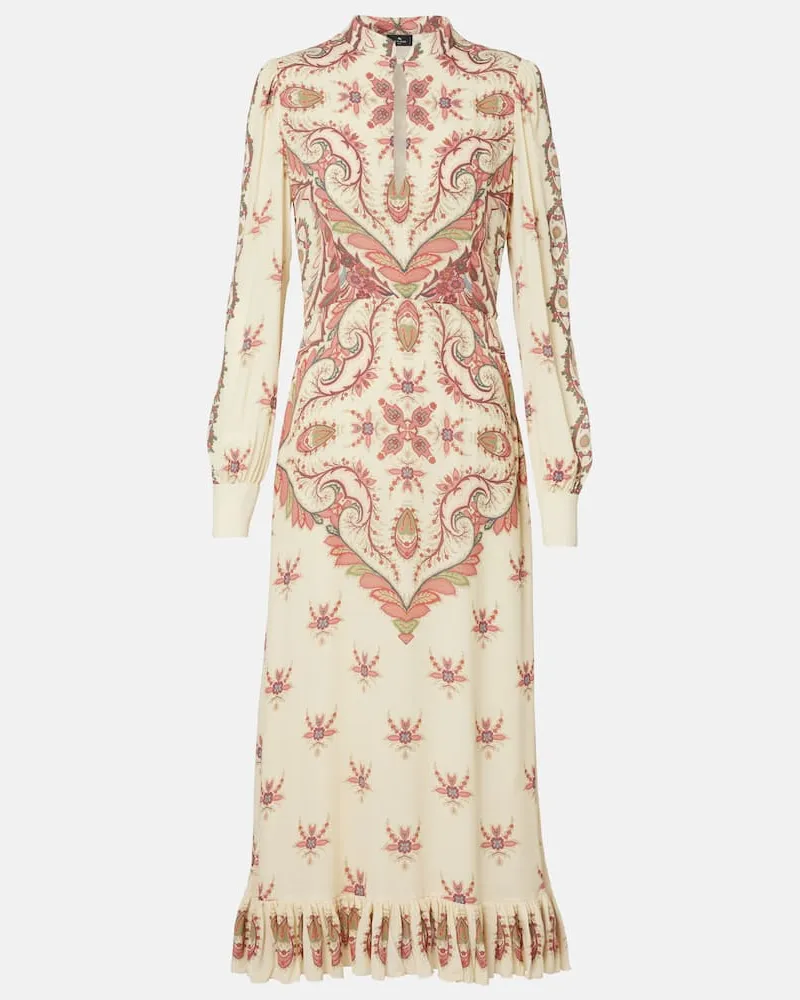Etro Bedrucktes Midikleid Multicolor