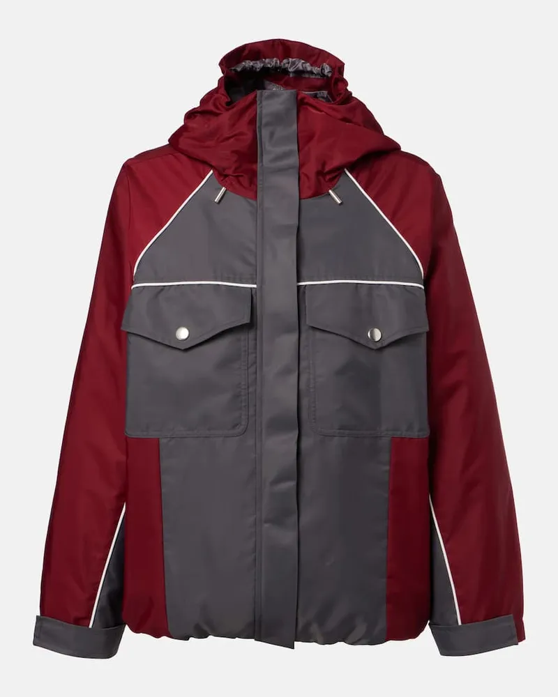 Self-Portrait Regenjacke Grau