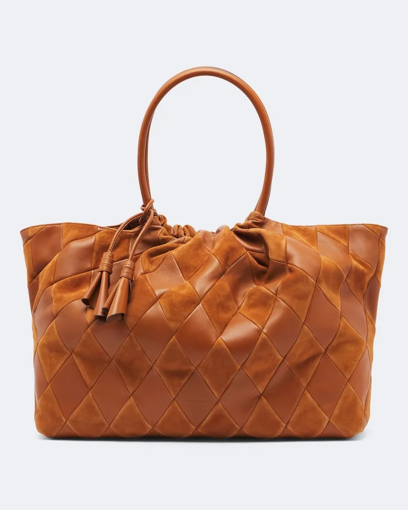 Zimmermann Shopper Cloud 91 aus Leder und Veloursleder Braun
