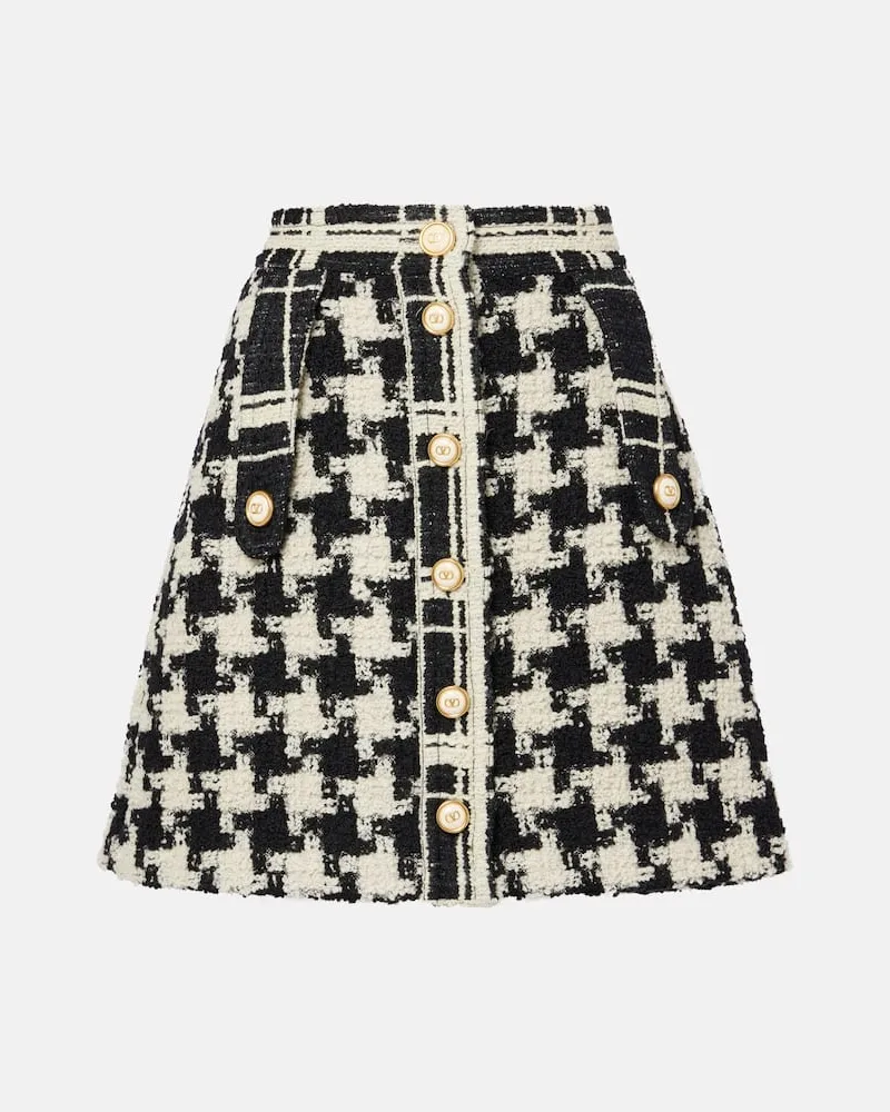 Valentino Garavani Minirock aus Tweed Multicolor