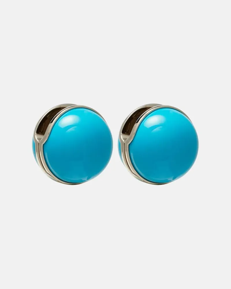 Alaïa Alaïa Ohrringe Sphere Blau