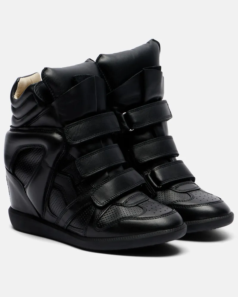 Isabel Marant Sneakers Bekett aus Leder Schwarz