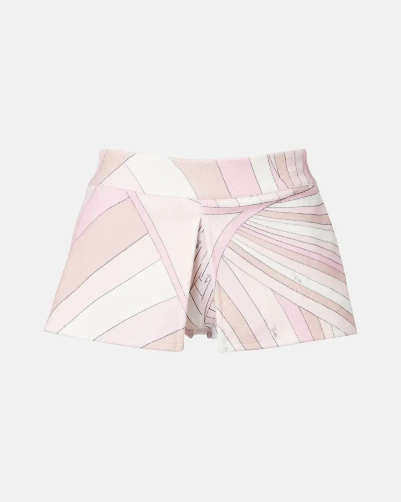 Emilio Pucci Bedrucktes Bikini-Höschen Iride Rosa