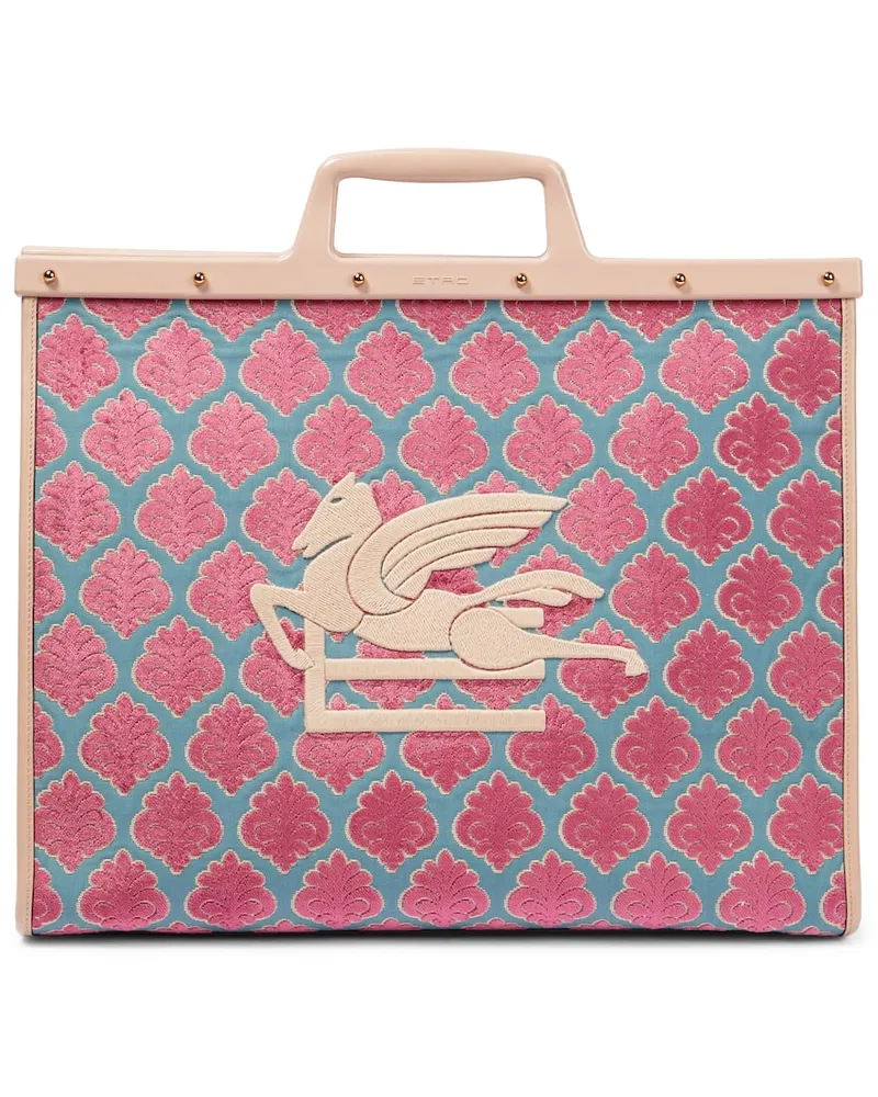 Etro Tote Bag Love Trotter Large aus Jacquard Multicolor