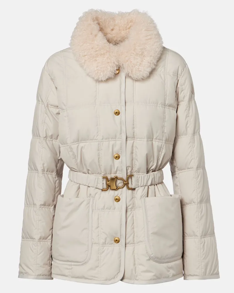 Moncler Daunenjacke Cygnes Beige