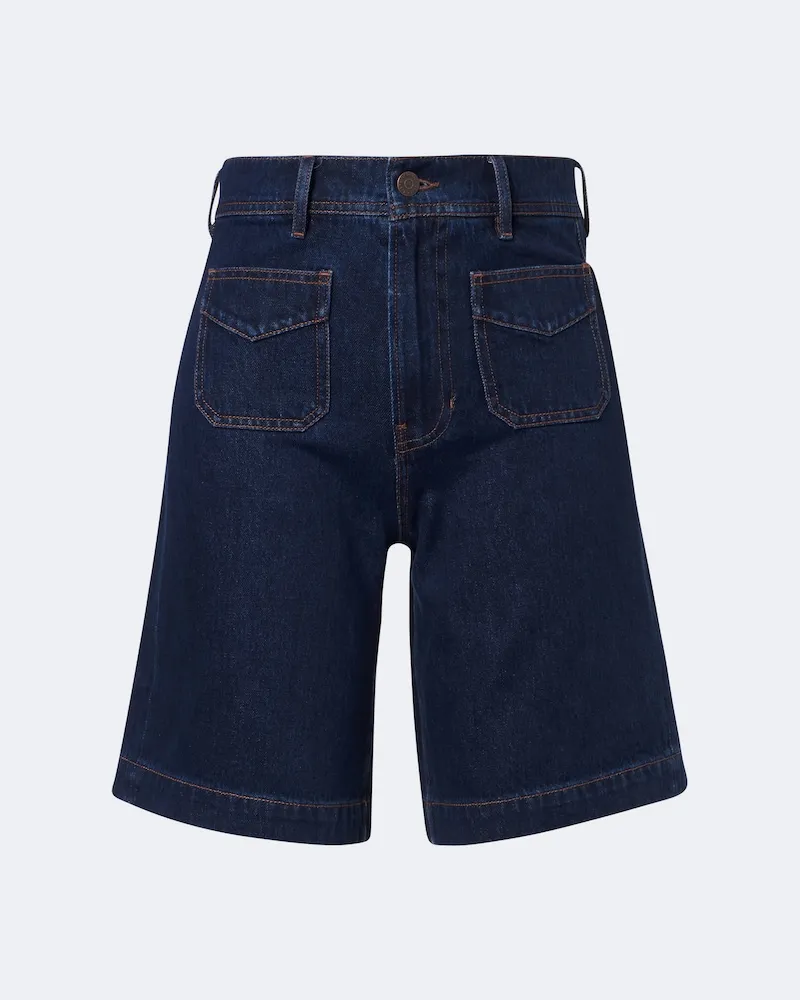 Veronica Beard Bermuda-Shorts Carter aus Denim Blau