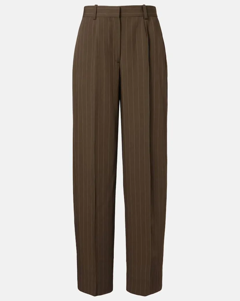 Totême Gerade Hose Grün