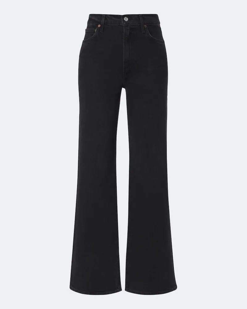 AGOLDE Straight Jeans Harper Schwarz