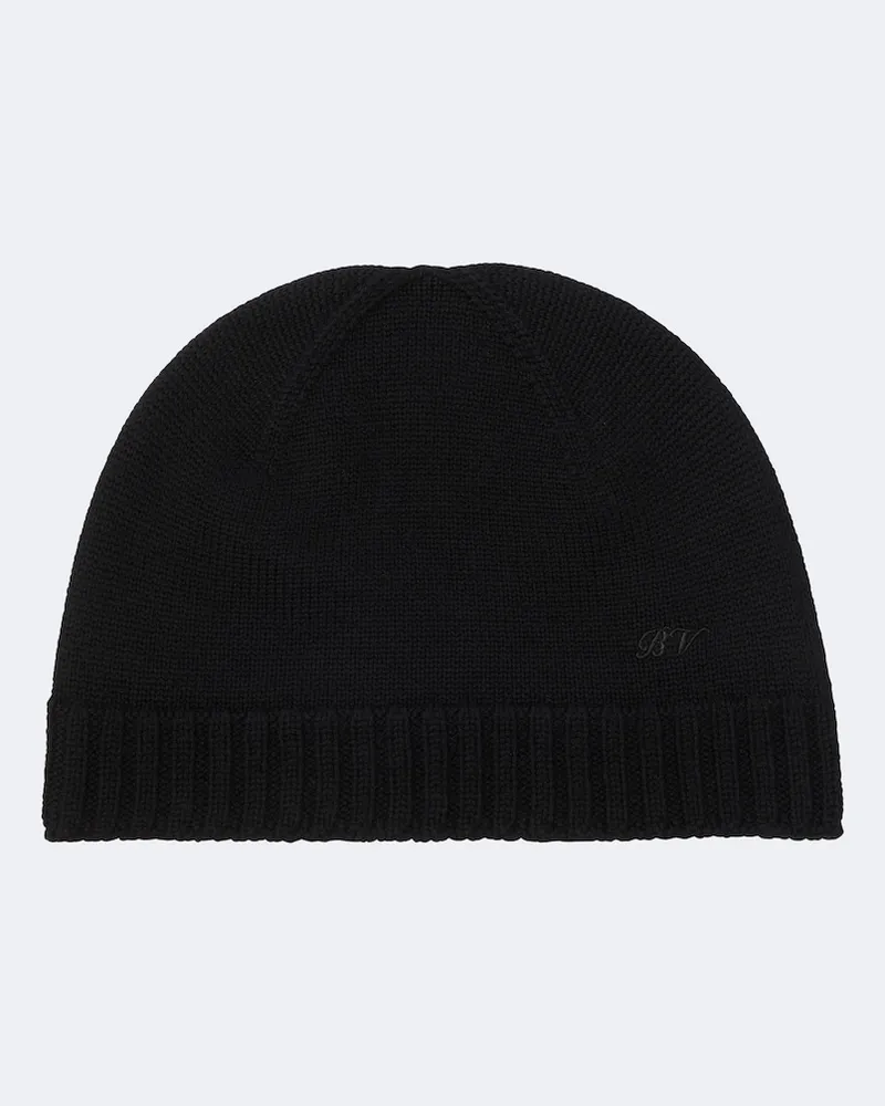 Bottega Veneta Beanie aus Wolle Schwarz