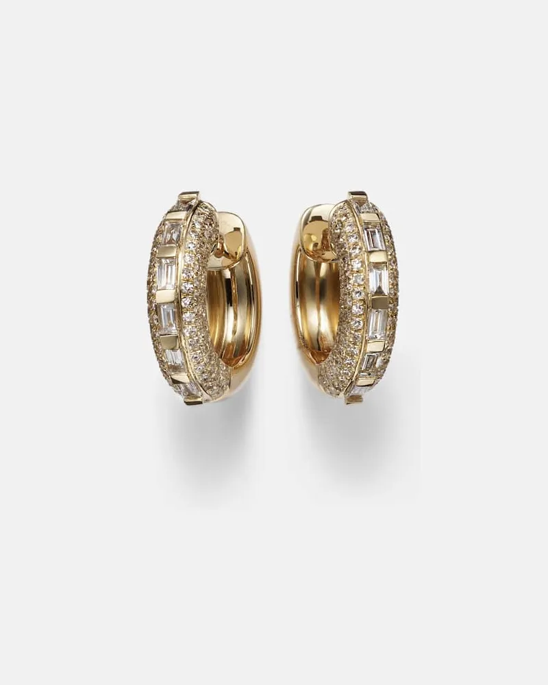 SHAY Ohrringe aus 18kt Gelbgold mit Diamanten Gold