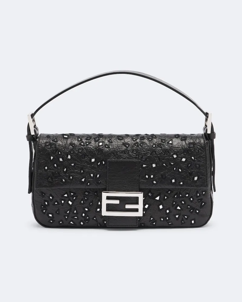 Fendi Schultertasche Baguette® 26424 Small Schwarz