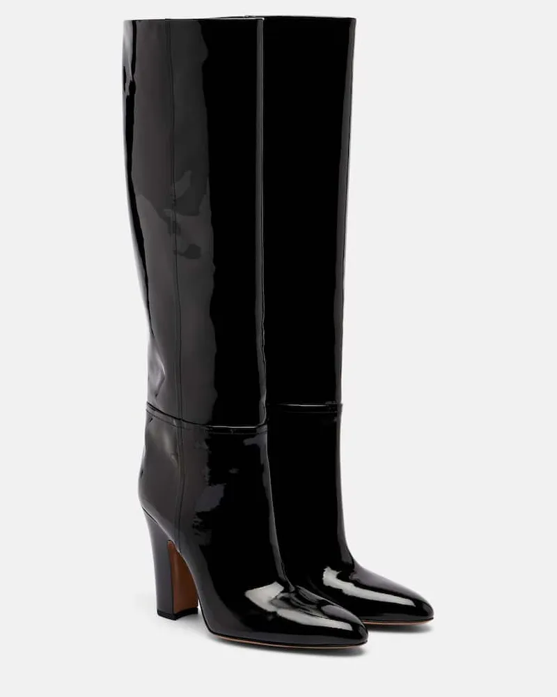 Paris Texas Stiefel Lavinia 100 aus Lackleder Schwarz