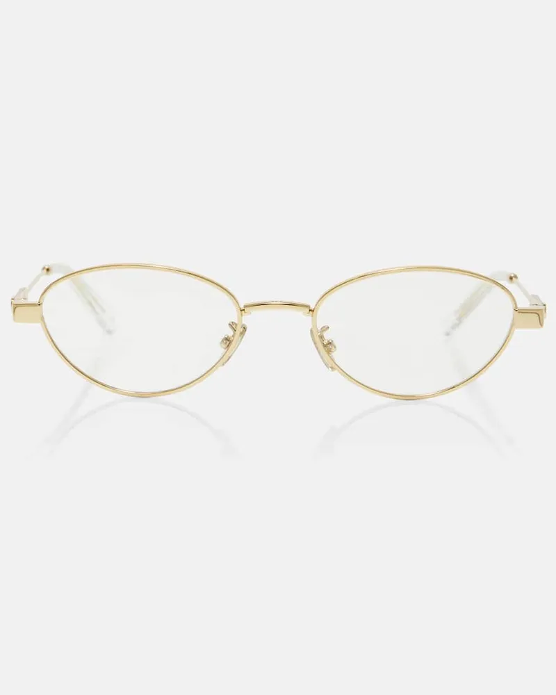 Dior Ovale Sonnenbrille DiorCannageO B3U Gold