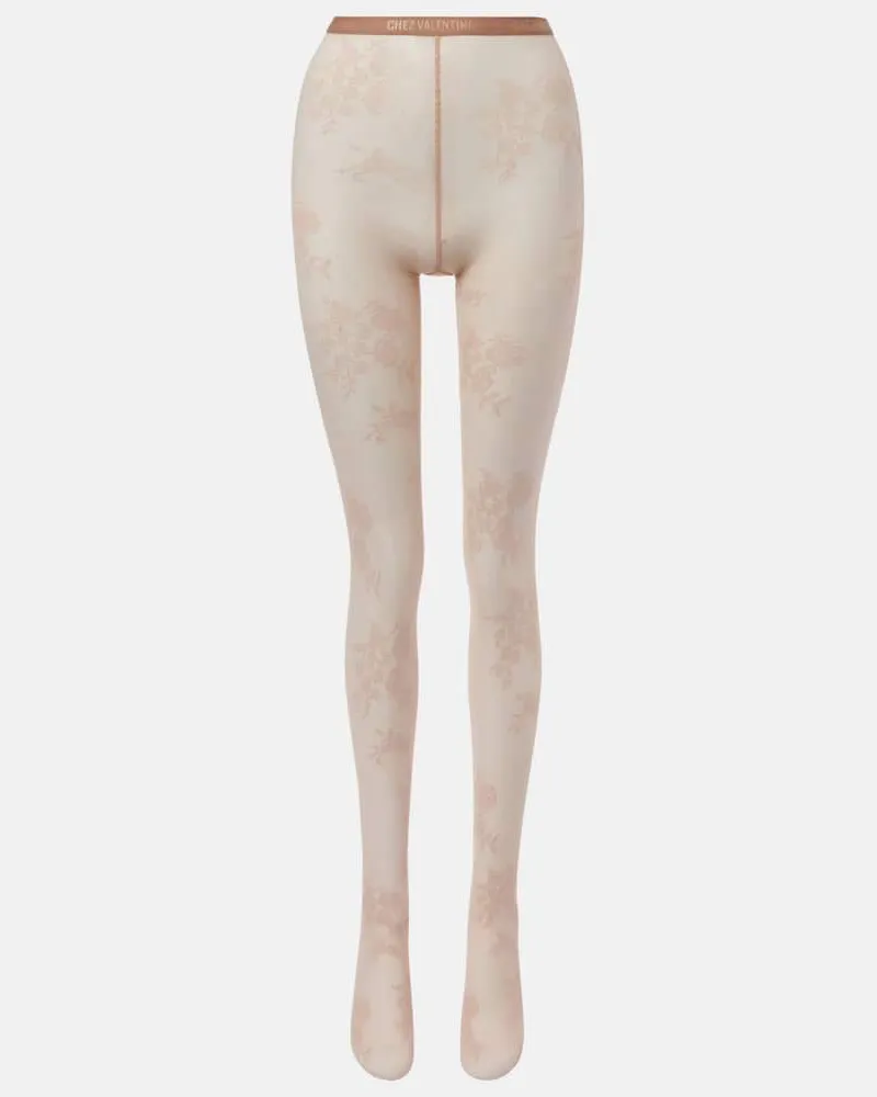 Valentino Garavani Strumpfhose Beige